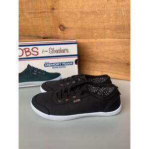 NWT Bobs B Cute- Fresh Times Heathered Black Muti colored on bottom size 9